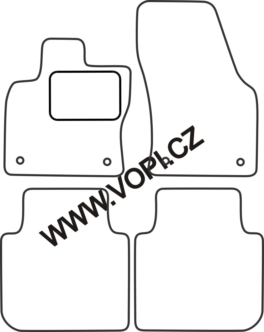Autokoberce Skoda Kodiaq 2016 - Autofit (4324)